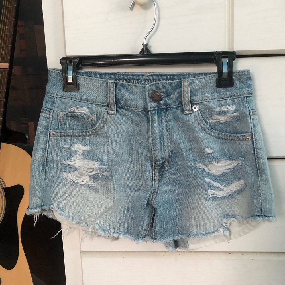 AE High-waisted Denim Shorts